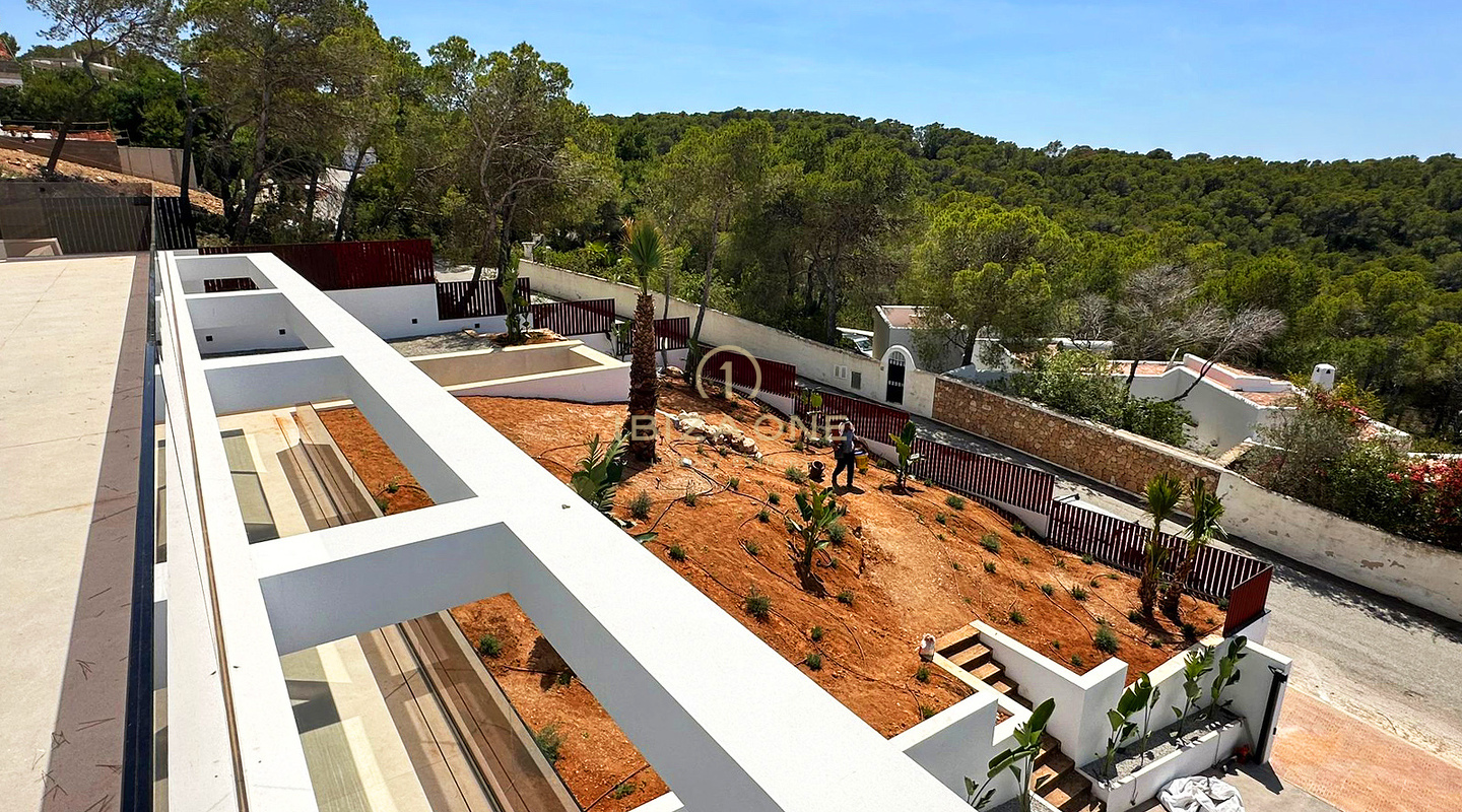 Moderna villa de lujo con espectaculares vistas al mar en venta, Ibiza