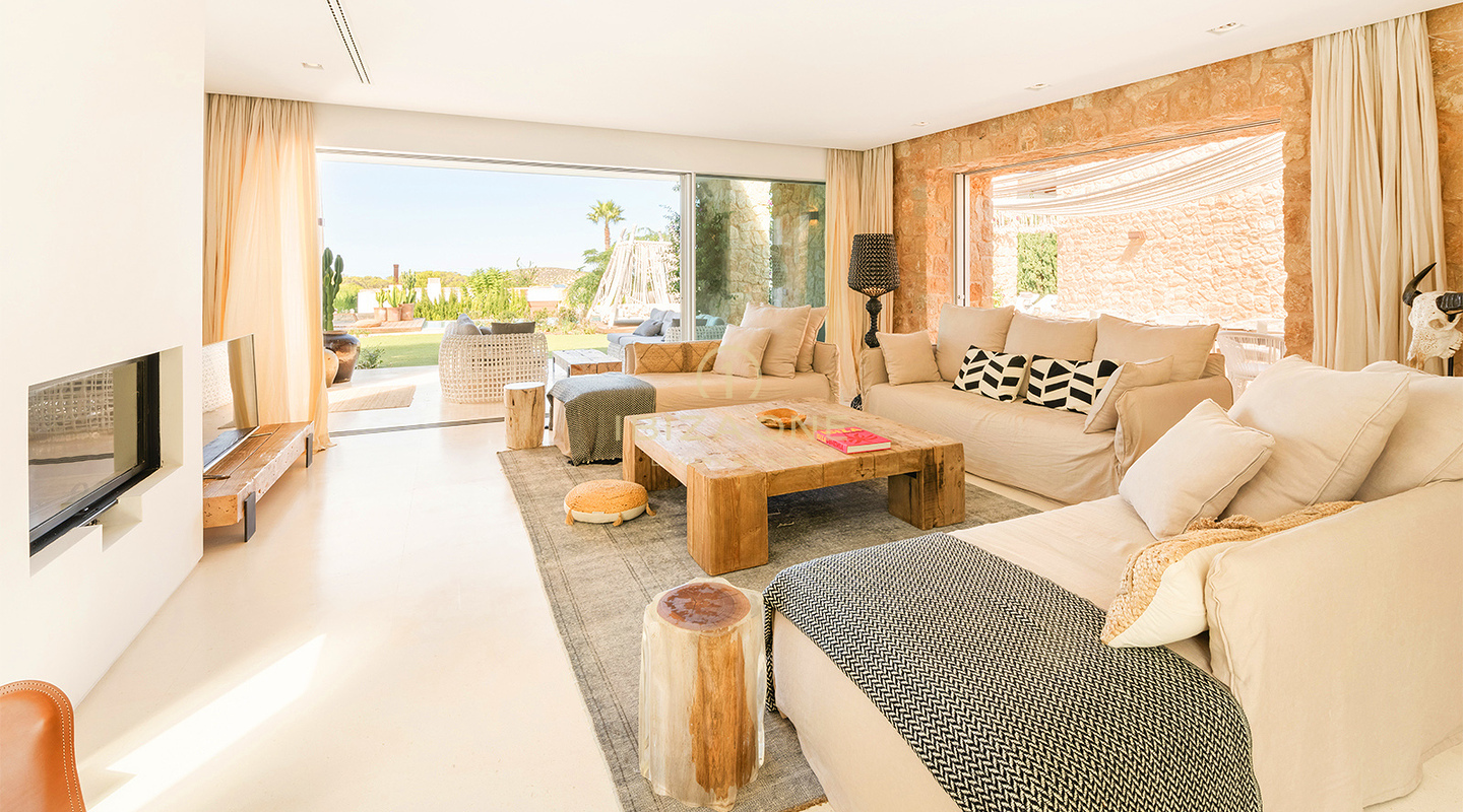 Luxury Villa with unforgetable sunset view across the sea for rent, Ibiza