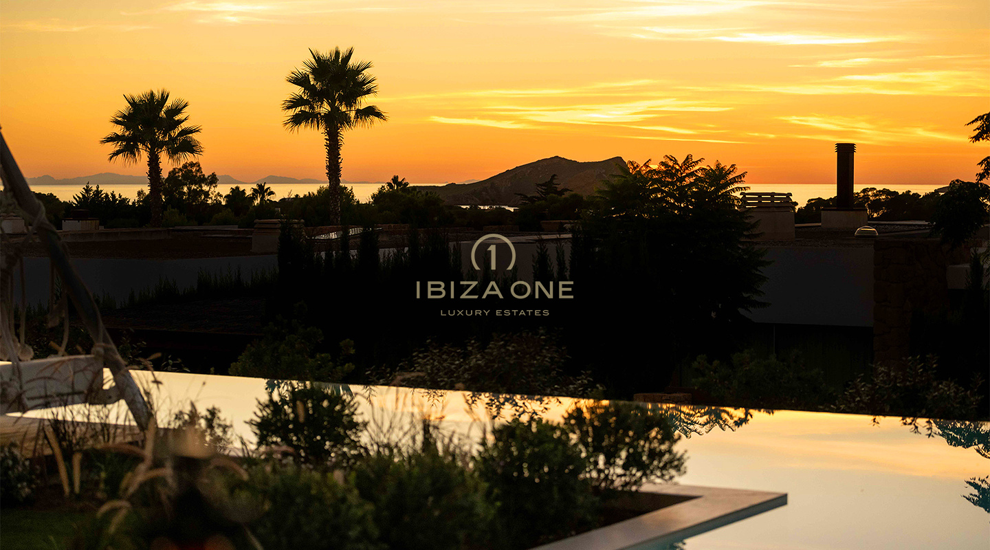 Villa di lusso con vista indimenticabile sul tramonto sul mare in affitto, Ibiza