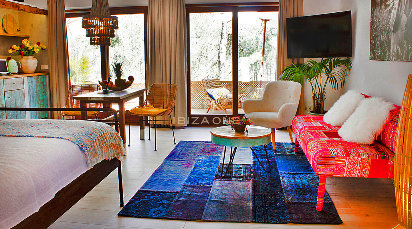 6 bedroom luxury retreat with sea and country views for rent, Ibiza