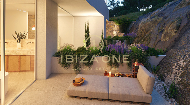 Superbe maison unifamiliale de luxe neuve nichée dans l'enclave résidentielle privée de Can Furnet à vendre, Ibiza - Superbe maison unifamiliale de luxe neuve nichée dans l'enclave résidentielle privée de Can Furnet à louer, Ibiza