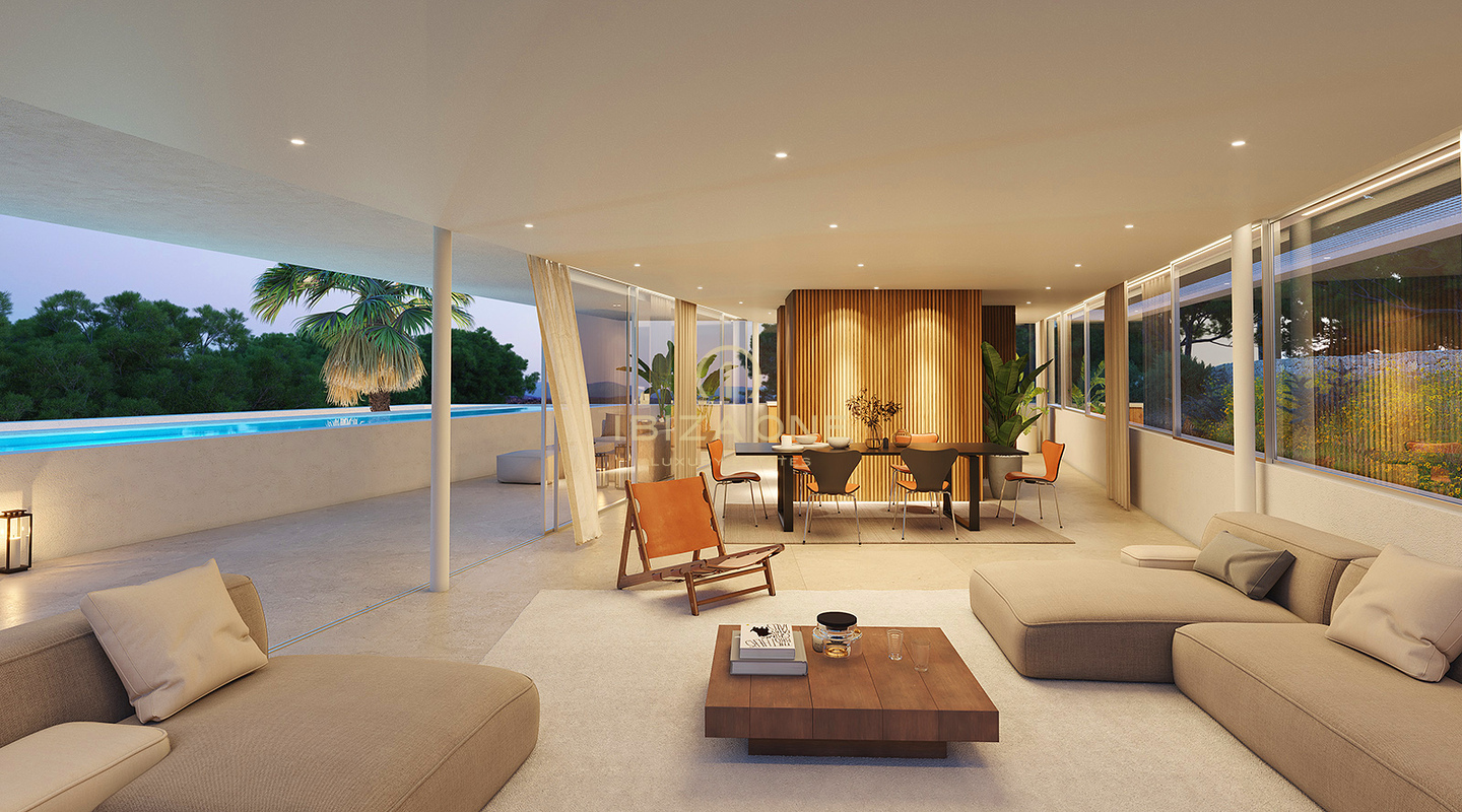 Exquisites neues Luxus-Einfamilienhaus in der privaten Wohnanlage Can Furnet zu verkaufen, Ibiza - Exquisites neues Luxus-Einfamilienhaus in der privaten Wohnanlage Can Furnet zu vermieten, Ibiza
