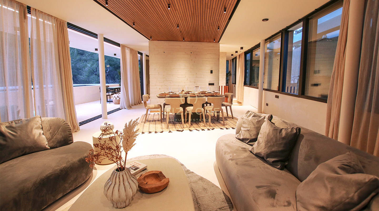 Exquisite new luxury single-family home nestled within the private housing enclave of Can Furnet for sale, Ibiza - Exquisite new luxury single-family home nestled within the private housing enclave of Can Furnet for rent, Ibiza