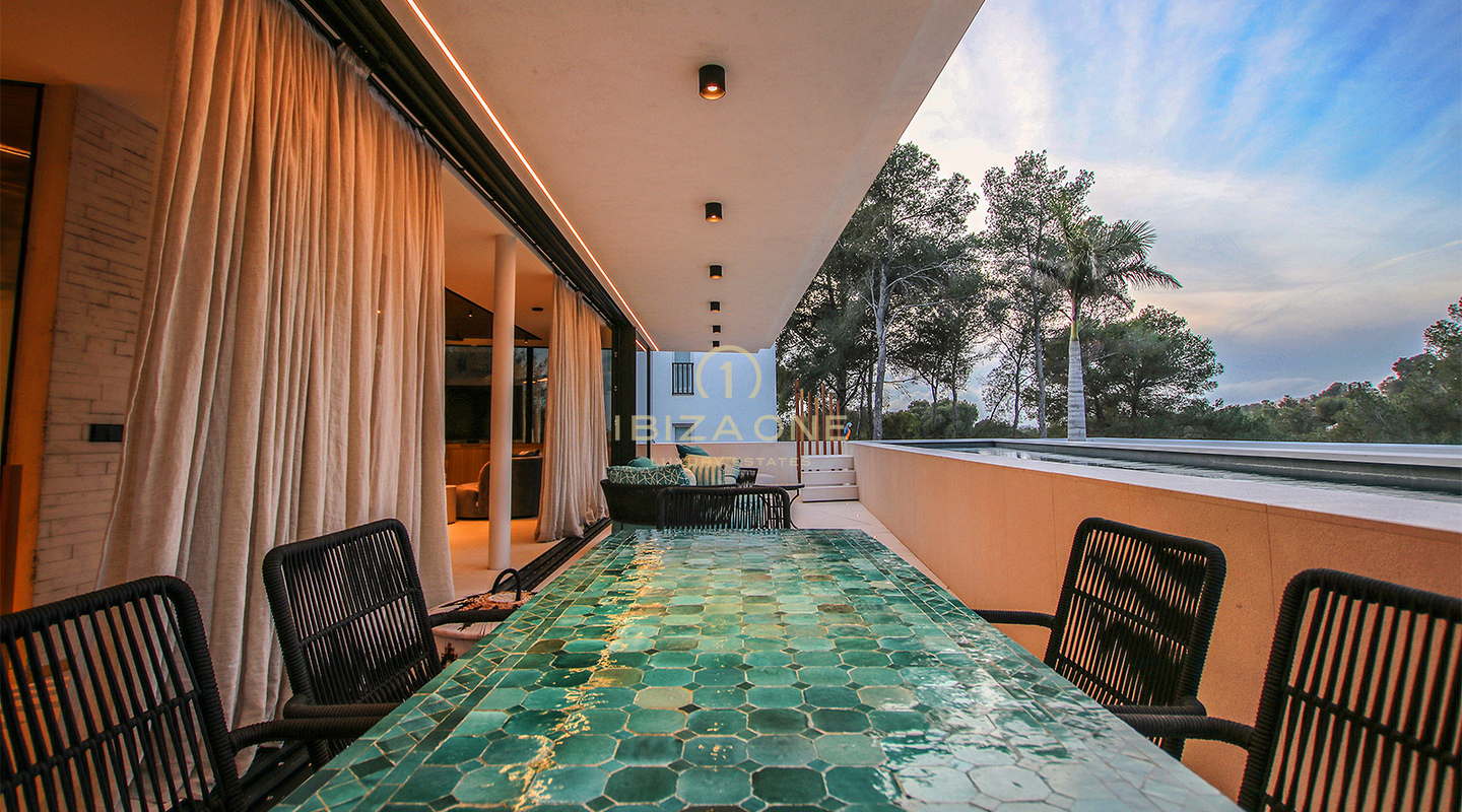 Exquisites neues Luxus-Einfamilienhaus in der privaten Wohnanlage Can Furnet zu verkaufen, Ibiza - Exquisites neues Luxus-Einfamilienhaus in der privaten Wohnanlage Can Furnet zu vermieten, Ibiza