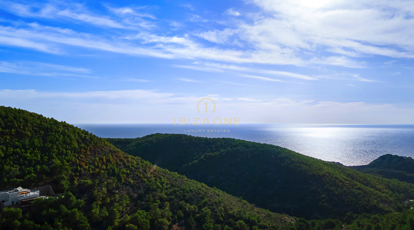 Newly Constructed, Unrivaled Luxury Villa with Spectacular Views and a Stylish Guest House for Sale, Ibiza - A few Minutes by Car to the Sandy Beach Cala Olivera with its Charming Chiringuito
