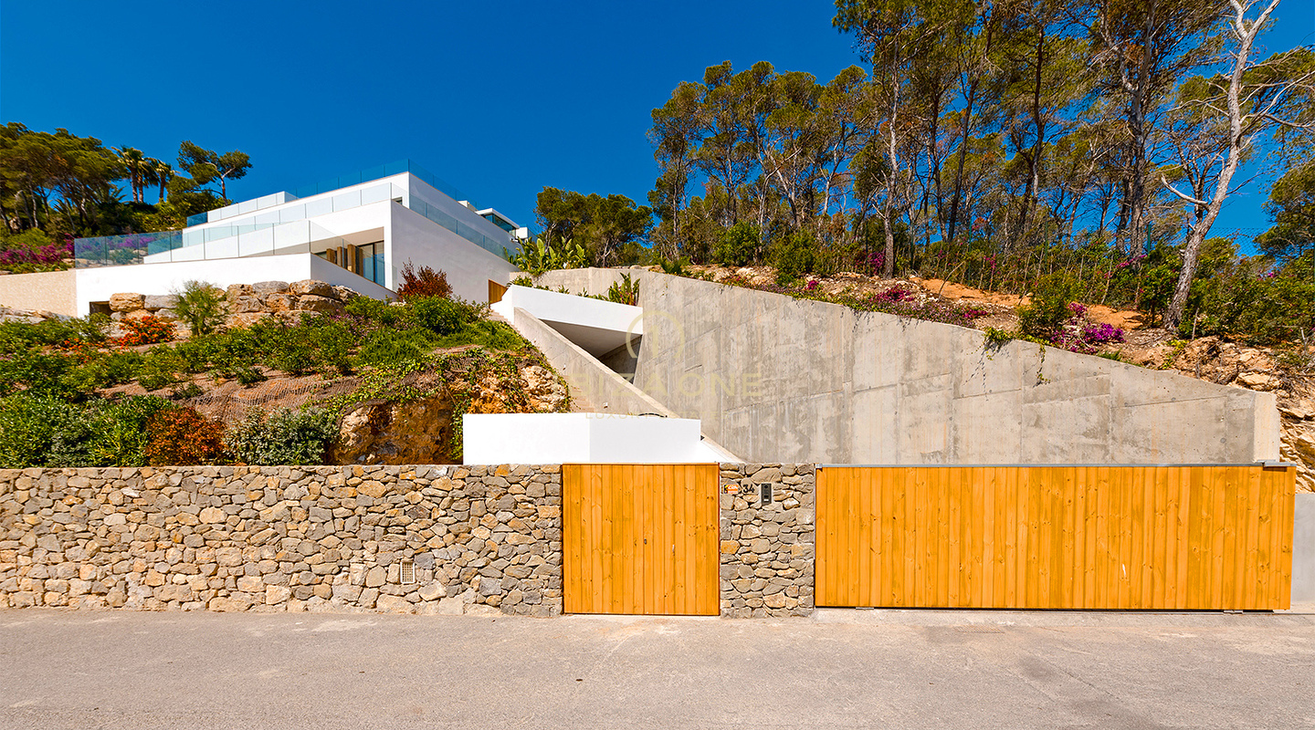 Newly Constructed, Unrivaled Luxury Villa with Spectacular Views and a Stylish Guest House for Sale, Ibiza - A few Minutes by Car to the Sandy Beach Cala Olivera with its Charming Chiringuito