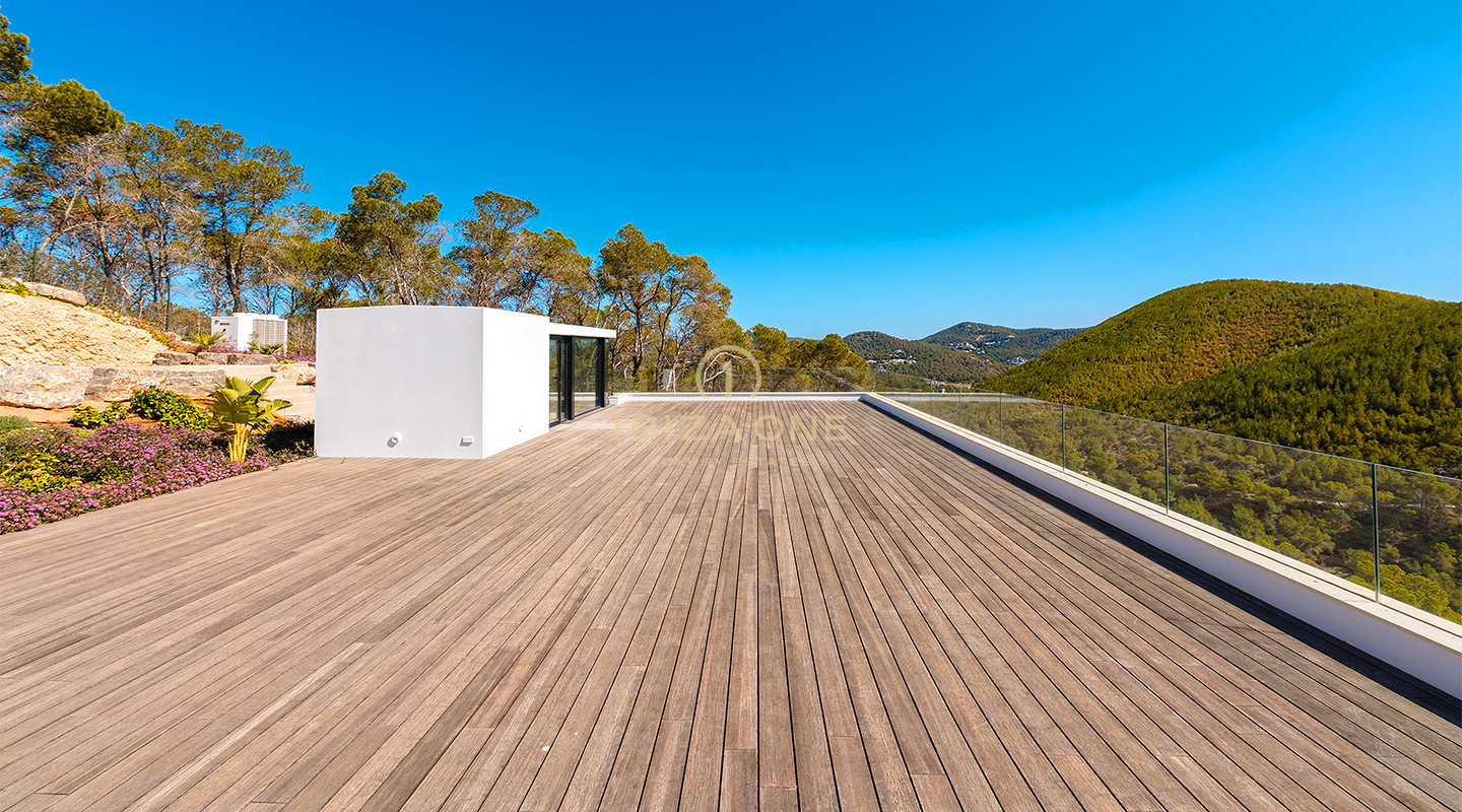 Newly Constructed, Unrivaled Luxury Villa with Spectacular Views and a Stylish Guest House for Sale, Ibiza - A few Minutes by Car to the Sandy Beach Cala Olivera with its Charming Chiringuito