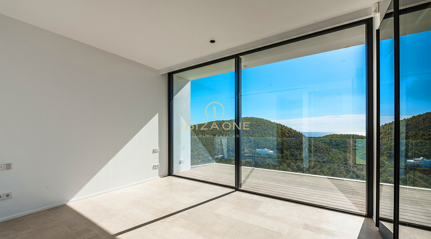 Newly Constructed, Unrivaled Luxury Villa with Spectacular Views and a Stylish Guest House for Sale, Ibiza - A few Minutes by Car to the Sandy Beach Cala Olivera with its Charming Chiringuito