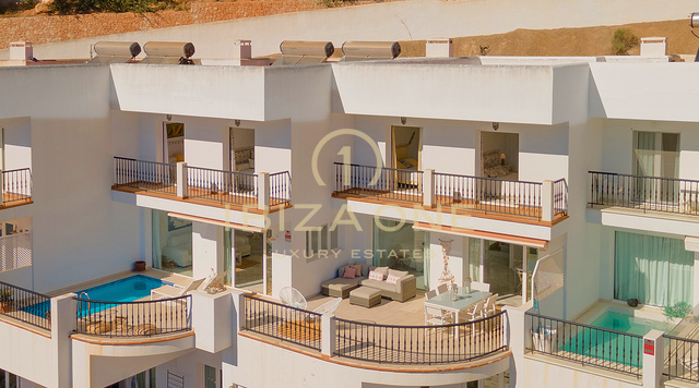 Wunderschönes, luxuriöses Doppel-Penthouse mit privatem Pool und großer Terrasse mit Meerblick zu verkaufen, Ibiza - Wunderschönes, luxuriöses Doppel-Penthouse mit privatem Pool und großer Terrasse mit Meerblick zu vermieten, Ibiza