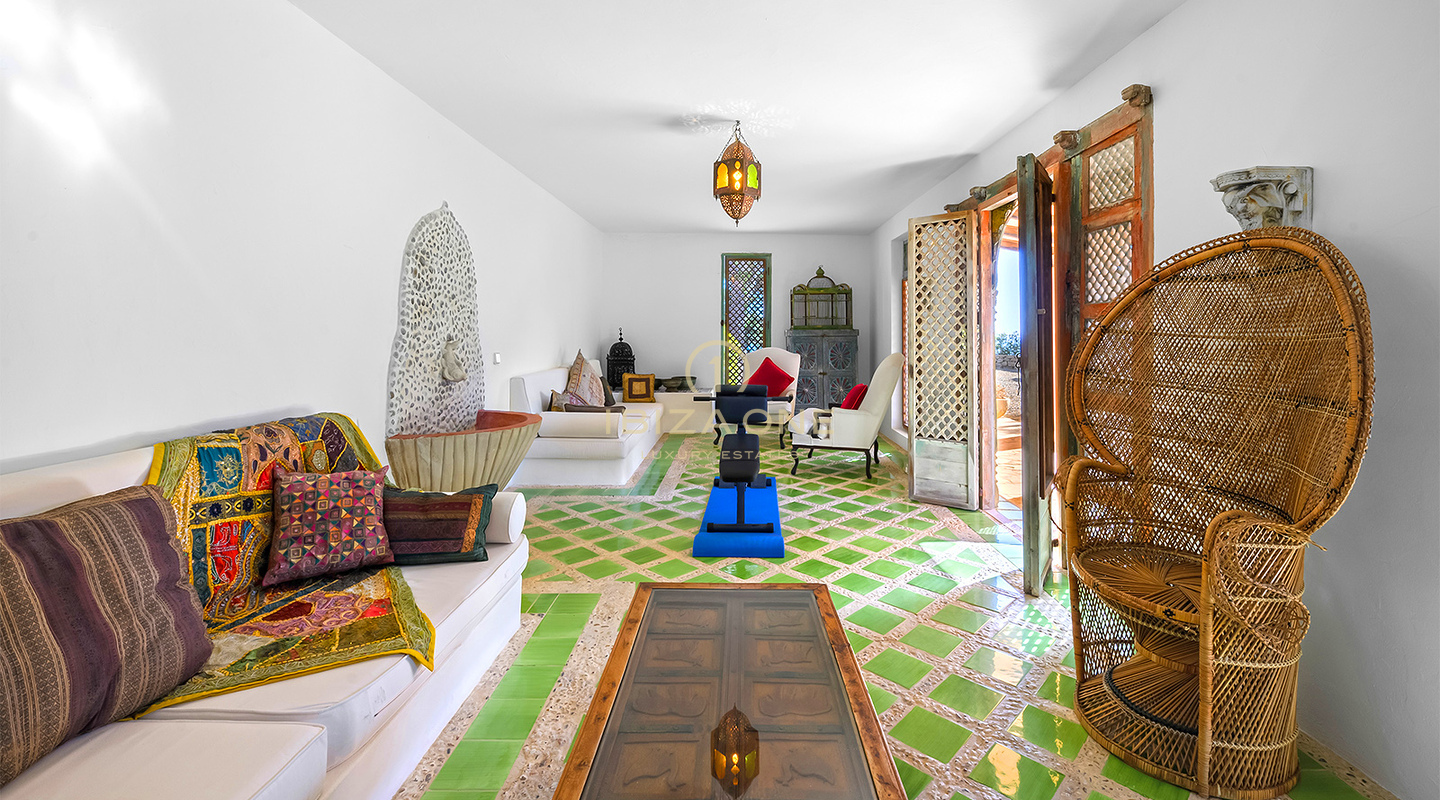 Squisita villa di lusso a Ibiza con vista panoramica sul mare in vendita, Ibiza