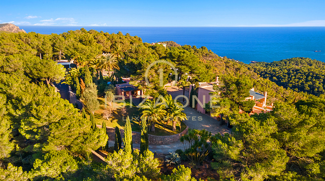 Exquisite Luxusvilla auf Ibiza mit Panoramablick auf das Meer zu verkaufen, Ibiza