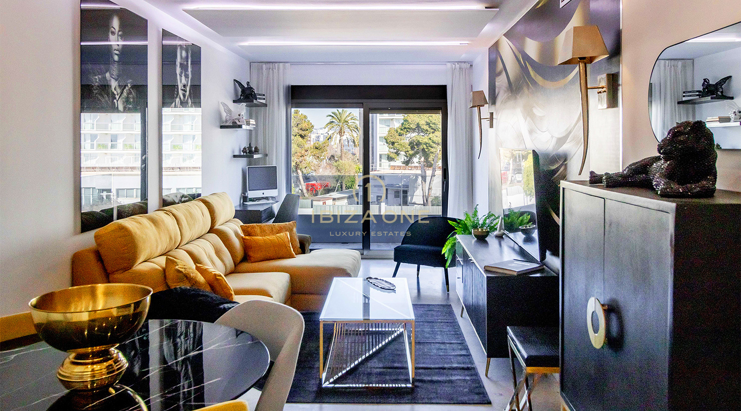 Lussuoso appartamento con 2 camere da letto a Royal Beach con piscina e accesso alla spiaggia in vendita, Ibiza - Lussuoso appartamento con 2 camere da letto a Royal Beach con piscina e accesso alla spiaggia in affitto, Ibiza