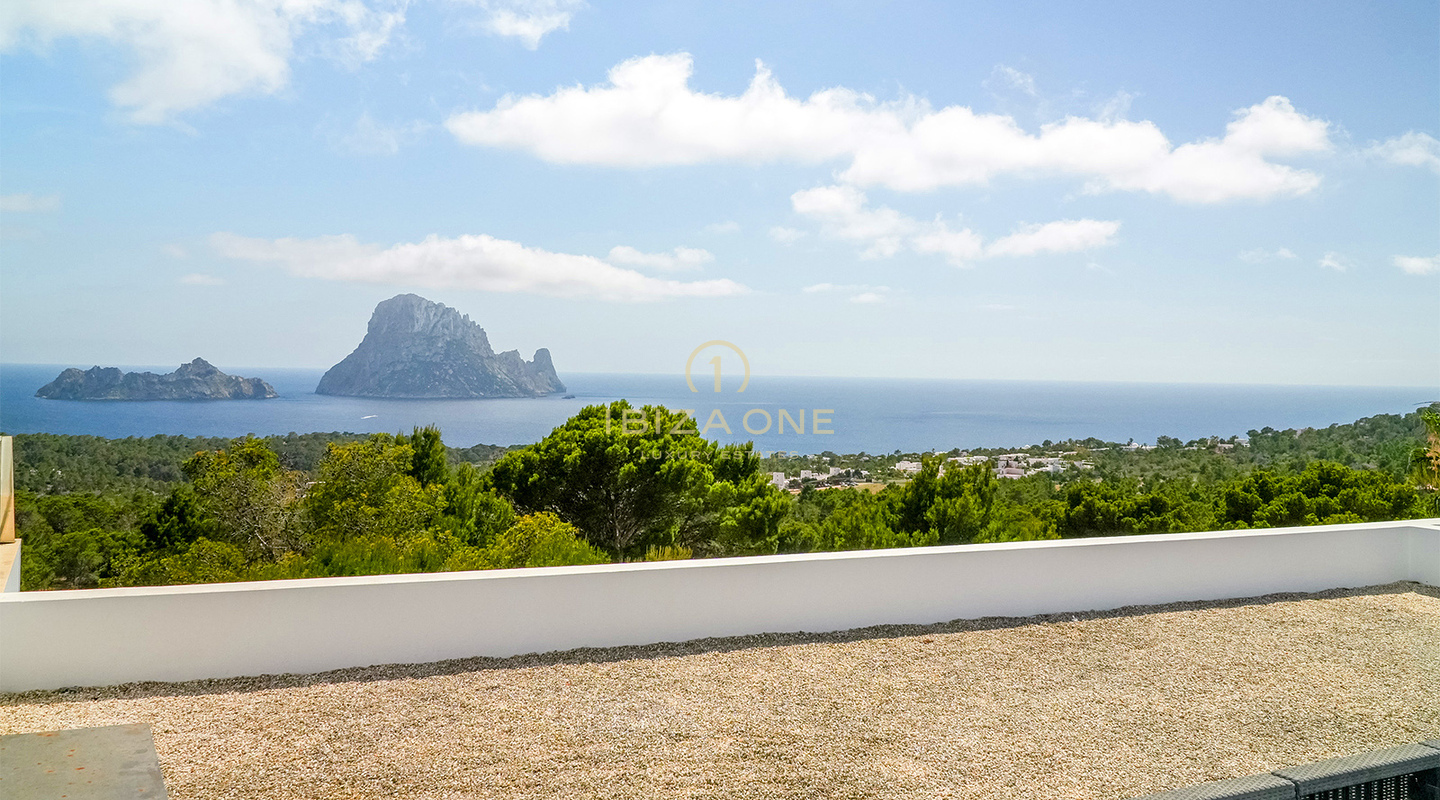 Propiedad moderna única y de lujo con impresionantes vistas al mar en venta, Ibiza