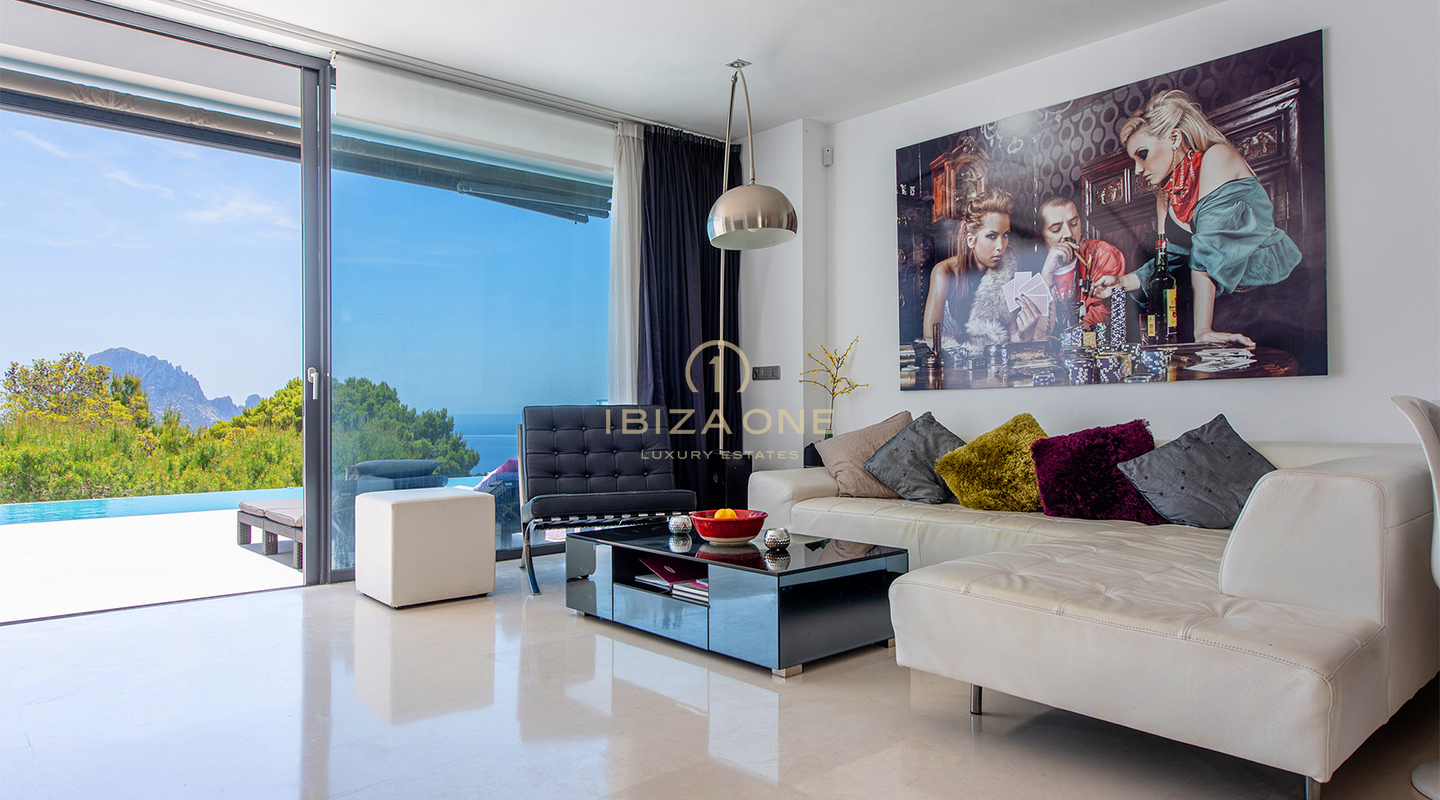Proprietà moderna unica e lussuosa con vista mozzafiato sul mare in vendita, Ibiza