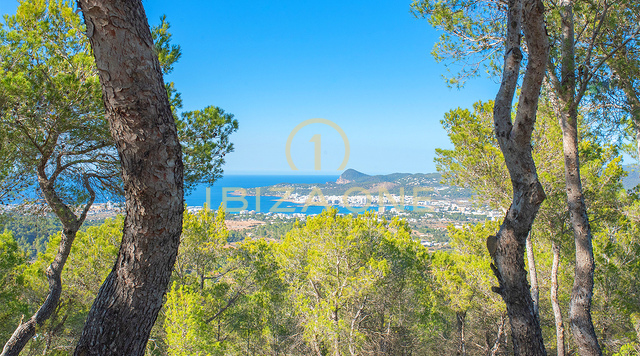 Villa de luxe à vendre dans un emplacement exceptionnel avec des vues spectaculaires sur la mer, Ibiza