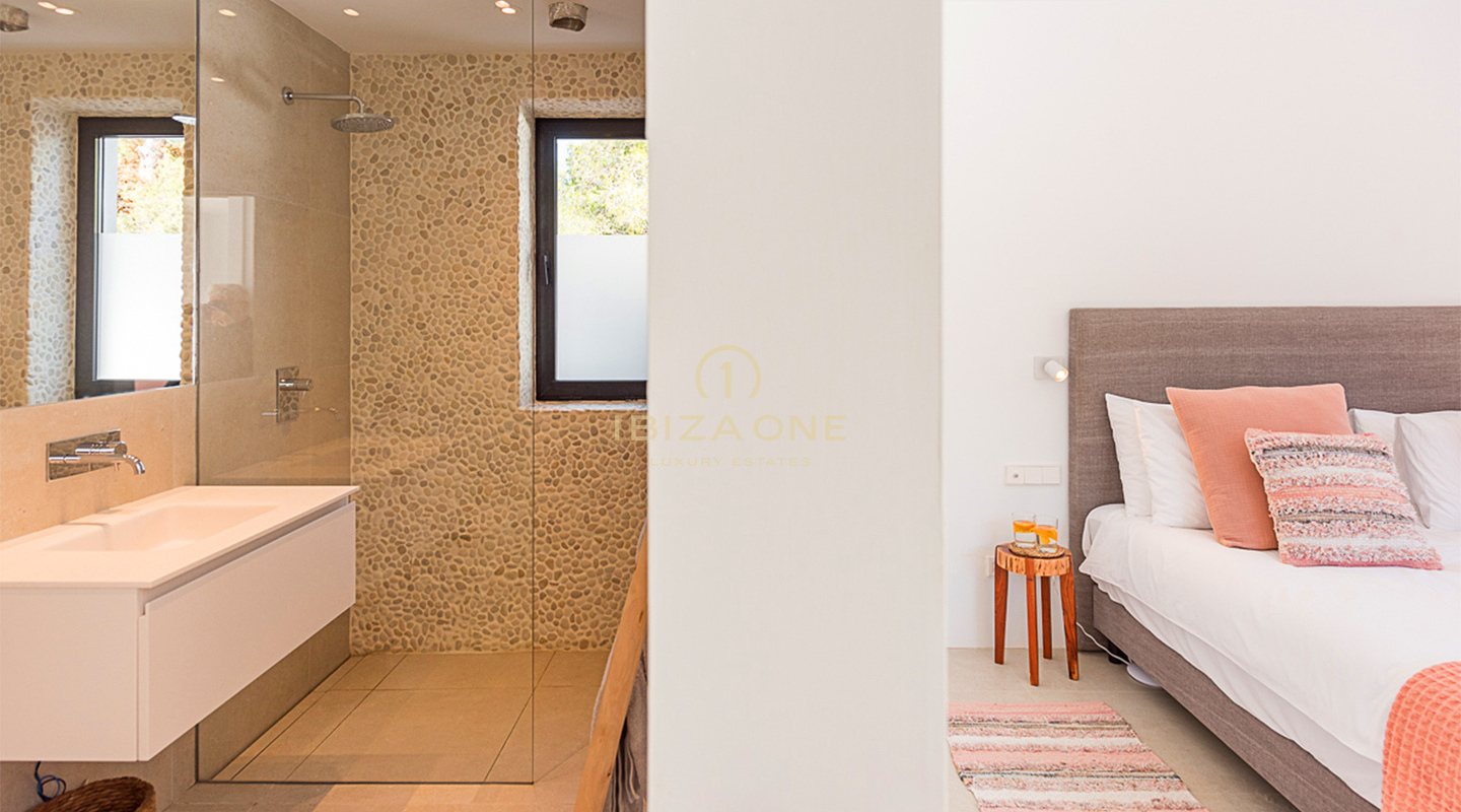 Spektakuläre und moderne Luxusvilla mit Meerblick und Strandzugang zu verkaufen, Ibiza