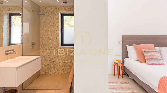 Espectacular y contemporánea villa de lujo con vistas al mar y acceso a la playa en venta, Ibiza