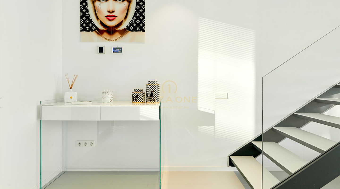 Modern, luxury and spacious villa with rooftop terrace and sea views for sale , Ibiza