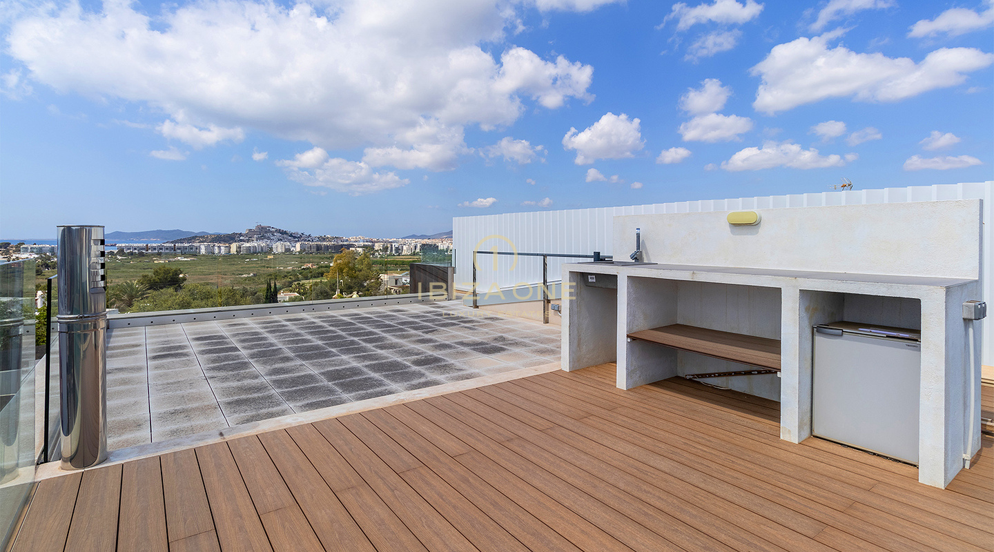 Moderne luxe villa met zwembad en panoramisch uitzicht op Dalt Vila, Formentera en de zee te koop, Ibiza - Moderne luxe villa met zwembad en panoramisch uitzicht op Dalt Vila, Formentera en de zee te huur, Ibiza
