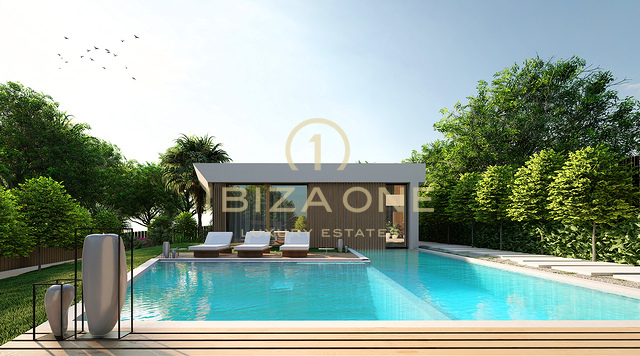 Luxuriöse, moderne Neubauvilla zu verkaufen: Nur wenige Schritte vom Strand entfernt, zentrale Lage, Ibiza