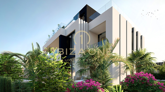 Lujosa villa moderna de nueva construcción en venta: a pasos de la playa, ubicación central, Ibiza