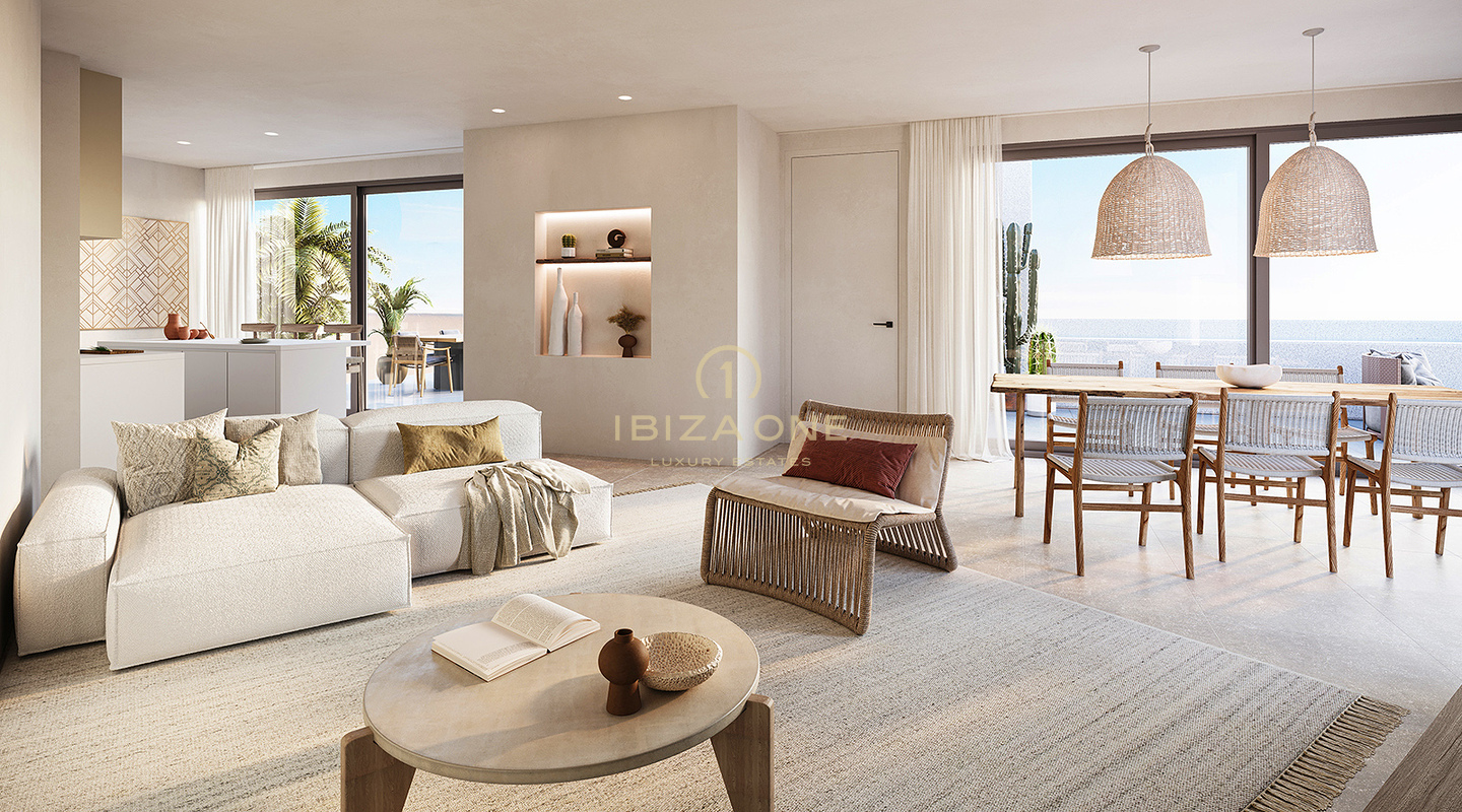 Penthouse moderne et luxueux avec de belles vues à vendre, Ibiza