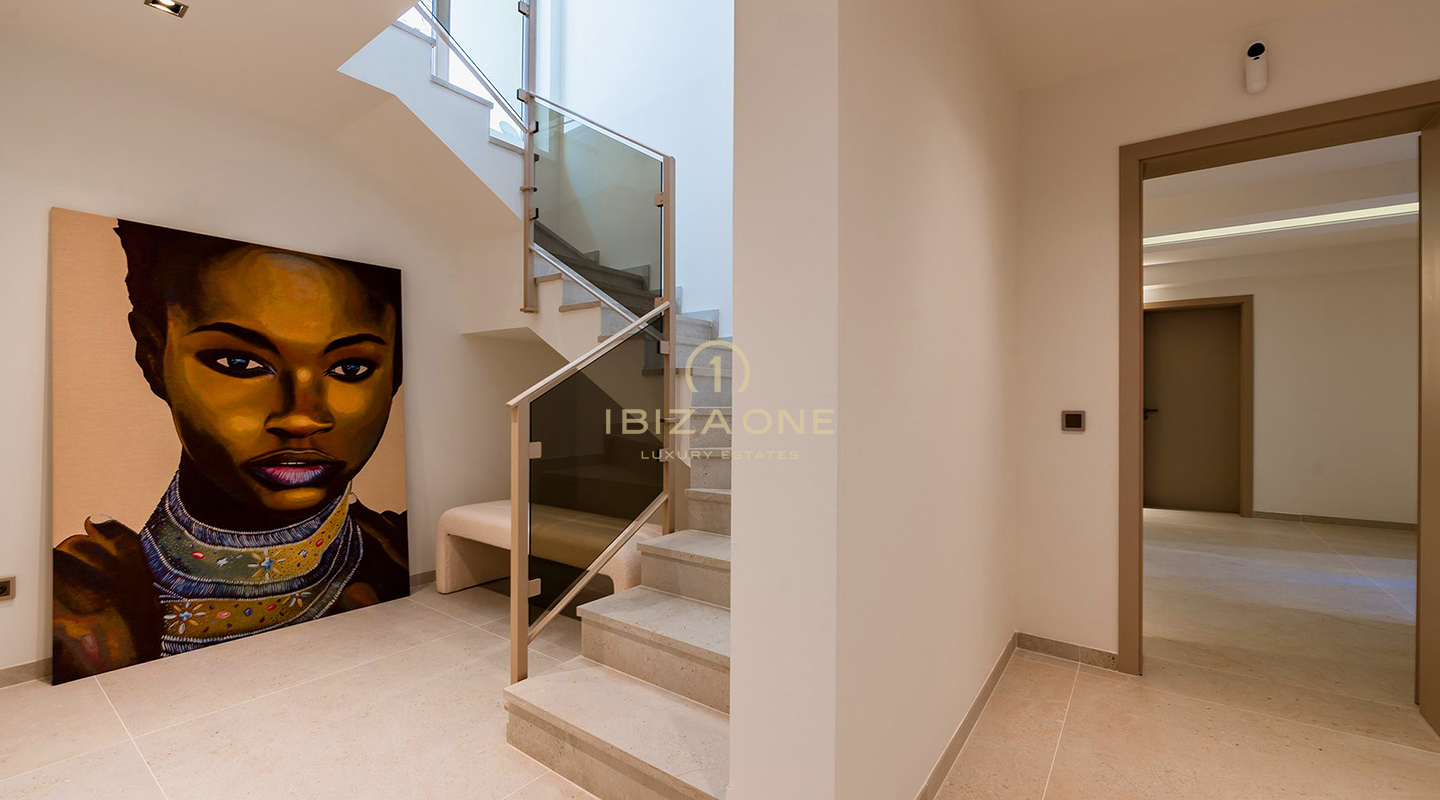 Stunning Luxury Ibiza Villa with Expansive Terraces, Sea Views, and Tennis Courts Access for Sale, Ibiza