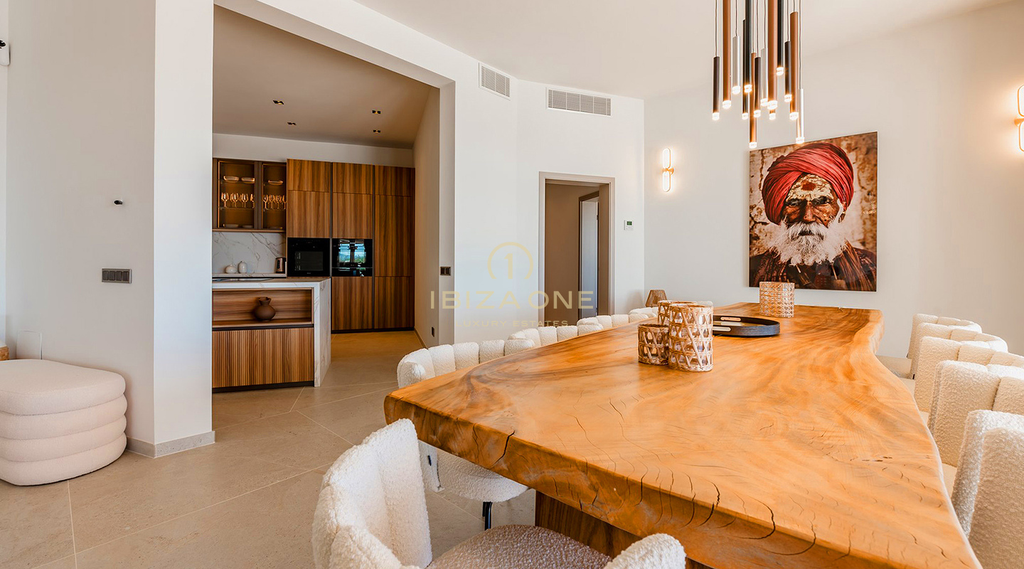 Stunning Luxury Ibiza Villa with Expansive Terraces, Sea Views, and Tennis Courts Access for Sale, Ibiza