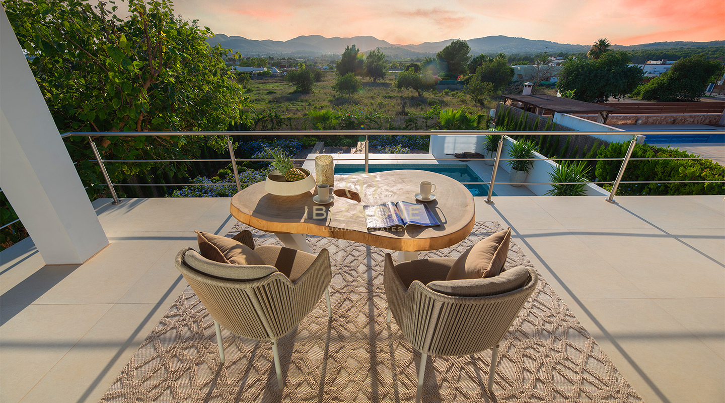 Elegant luxury villa with stunning views and exclusive Mediterranean-style living with rental license for sale Can Ramon, Ibiza