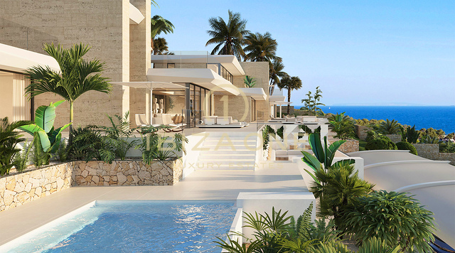 Ongeëvenaarde luxe op Ibiza: 2 luxe villa's, 2 zwembaden, eindeloos uitzicht te koop, Ibiza