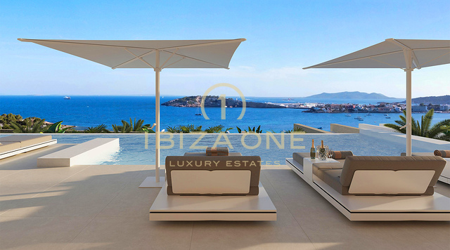 Lusso senza pari a Ibiza: 2 ville di lusso, 2 piscine, viste infinite in vendita, Ibiza