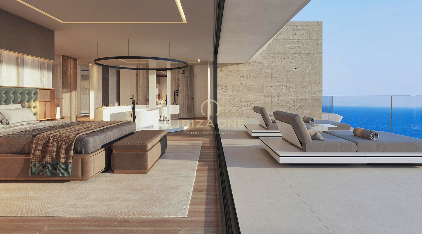 Lujo inigualable en Ibiza: 2 villas de lujo, 2 piscinas y vistas panorámicas en venta en Ibiza.