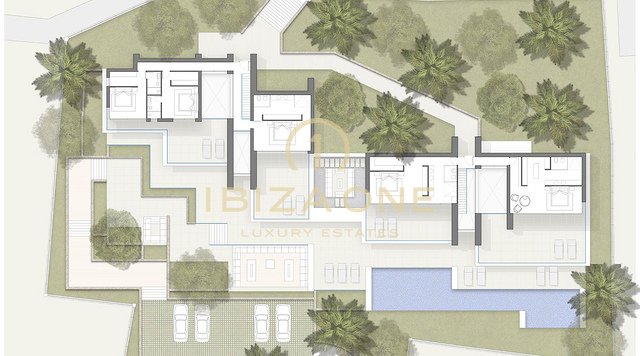 Ongeëvenaarde luxe op Ibiza: 2 luxe villa's, 2 zwembaden, eindeloos uitzicht te koop, Ibiza
