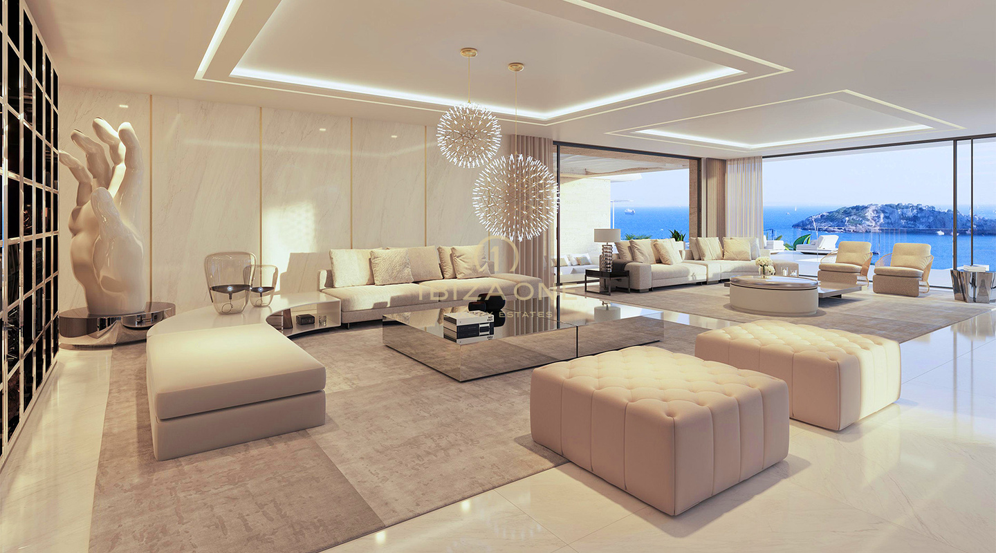Lujo inigualable en Ibiza: 2 villas de lujo, 2 piscinas y vistas panorámicas en venta en Ibiza.