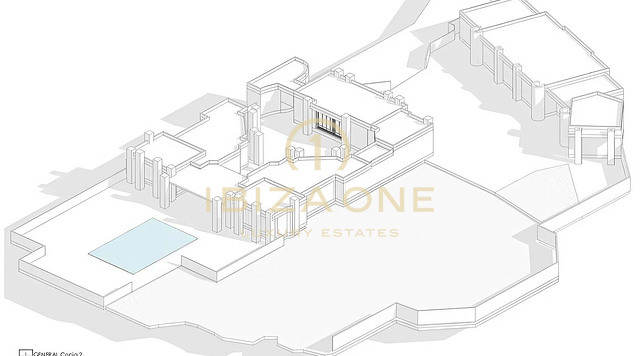 Een statement van exclusieve elegantie: luxe villa aan zee met zonsondergangpanorama's te koop, Ibiza