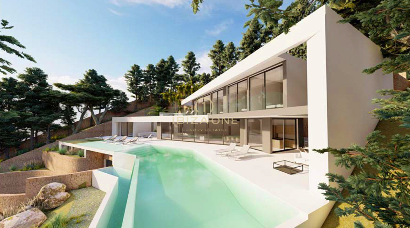 Bouw uw luxe droomvilla in het ultramoderne Roca Llisa, Ibiza - Luxe off-plan project te koop - Grond met bouwvergunning te koop
