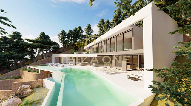 ابنِ فيلا أحلامك الفاخرة في روكا ليسا العصرية للغاية، إيبيزا - مشروع فاخر على الخارطة للبيع - أرض مرخصة للبناء للبيع