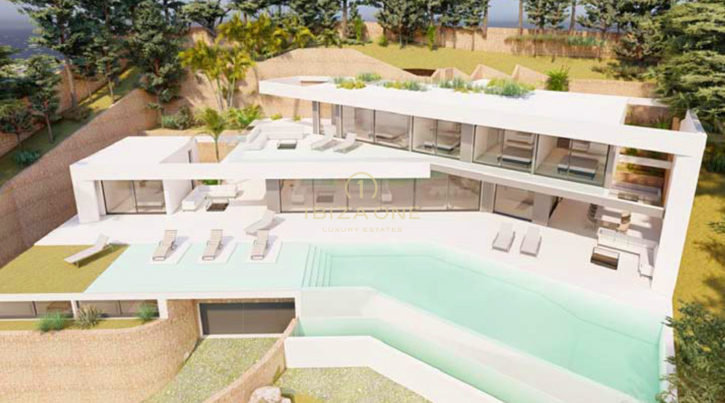 Bouw uw luxe droomvilla in het ultramoderne Roca Llisa, Ibiza - Luxe off-plan project te koop - Grond met bouwvergunning te koop