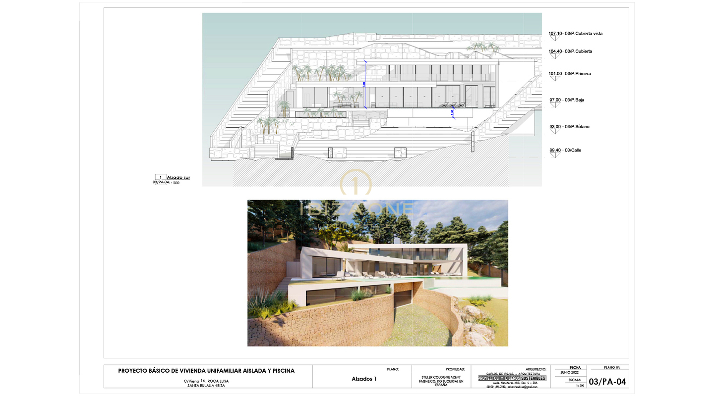 Bouw uw luxe droomvilla in het ultramoderne Roca Llisa, Ibiza - Luxe off-plan project te koop - Grond met bouwvergunning te koop