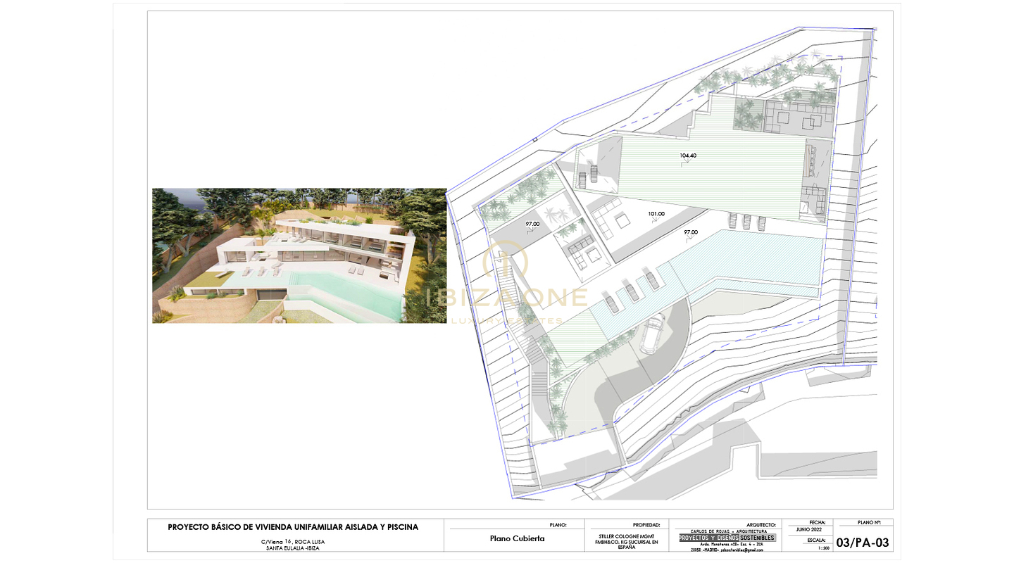 Bouw uw luxe droomvilla in het ultramoderne Roca Llisa, Ibiza - Luxe off-plan project te koop - Grond met bouwvergunning te koop