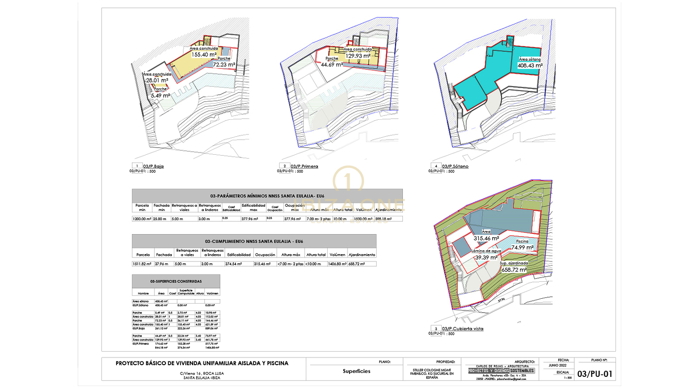 Bouw uw luxe droomvilla in het ultramoderne Roca Llisa, Ibiza - Luxe off-plan project te koop - Grond met bouwvergunning te koop