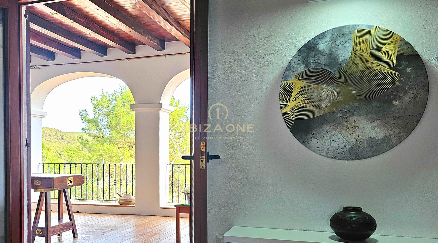 Sumptuous luxury villa nestled in a charming oasis of tranquility surrounded by hills and verdant vegetation for rent, Ibiza