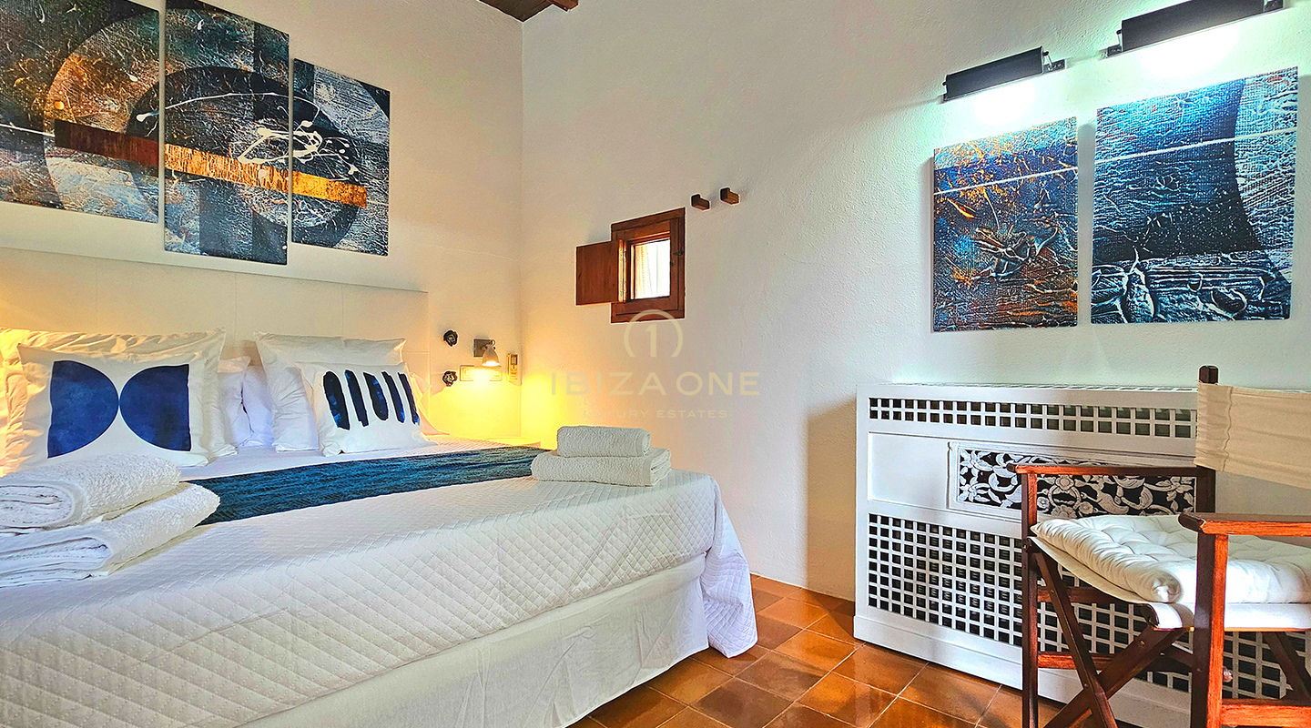 Sumptuous luxury villa nestled in a charming oasis of tranquility surrounded by hills and verdant vegetation for rent, Ibiza
