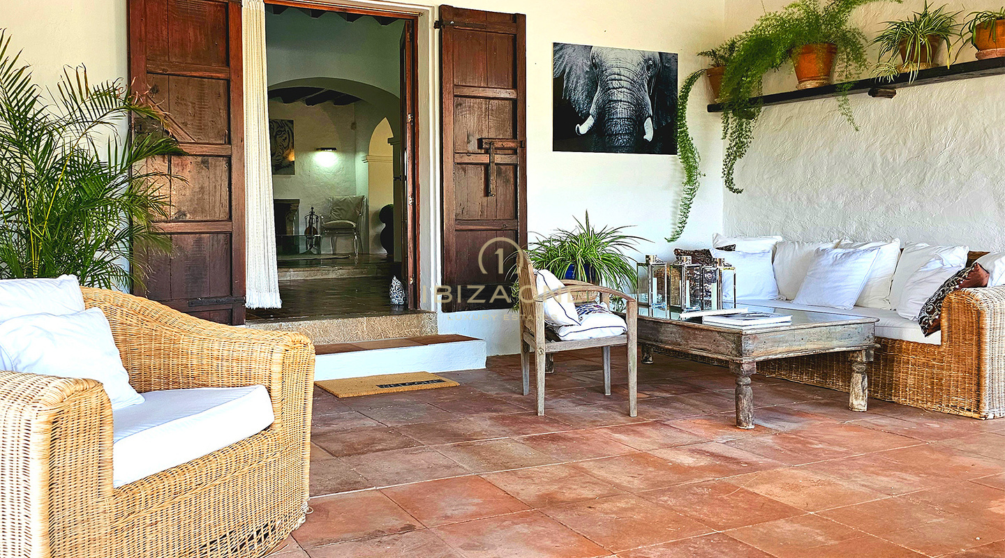 Sumptuous luxury villa nestled in a charming oasis of tranquility surrounded by hills and verdant vegetation for rent, Ibiza