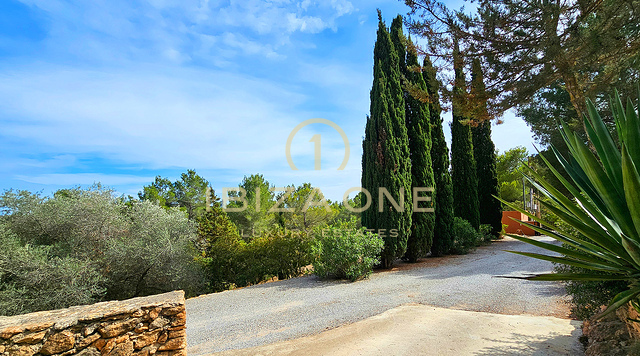 Weelderige luxe villa gelegen in een charmante oase van rust, omringd door heuvels en groene vegetatie te huur, Ibiza