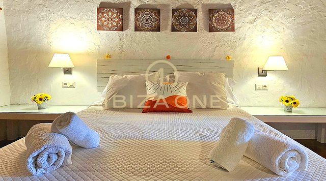 Sumptuous luxury villa nestled in a charming oasis of tranquility surrounded by hills and verdant vegetation for rent, Ibiza