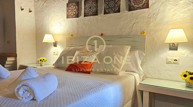 Sumptuous luxury villa nestled in a charming oasis of tranquility surrounded by hills and verdant vegetation for rent, Ibiza
