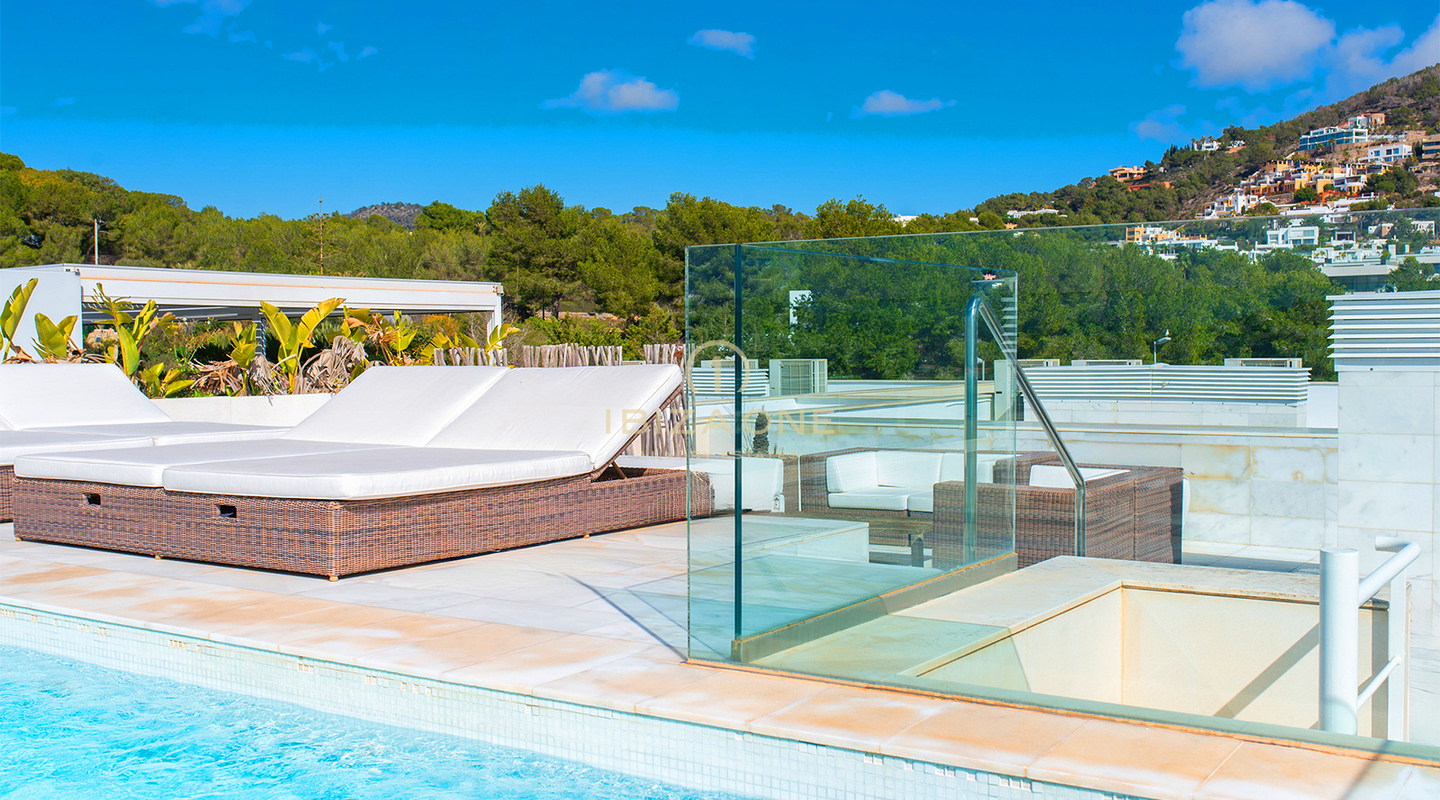 Luxuriöses Penthouse in der geschlossenen Wohnanlage Es Pouet zu verkaufen, Ibiza - Luxuriöses Penthouse in der geschlossenen Wohnanlage Es Pouet zu vermieten, Ibiza