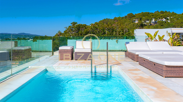 Ático de lujo en la urbanización cerrada de Es Pouet en venta, Ibiza - Ático de lujo en la urbanización cerrada de Es Pouet en alquiler, Ibiza