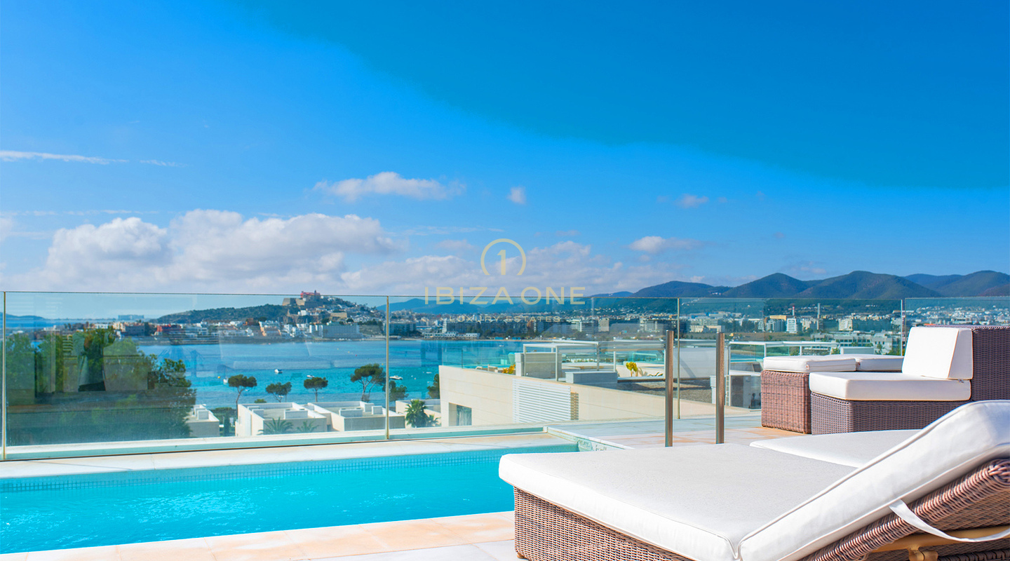 Luxuriöses Penthouse in der geschlossenen Wohnanlage Es Pouet zu verkaufen, Ibiza - Luxuriöses Penthouse in der geschlossenen Wohnanlage Es Pouet zu vermieten, Ibiza